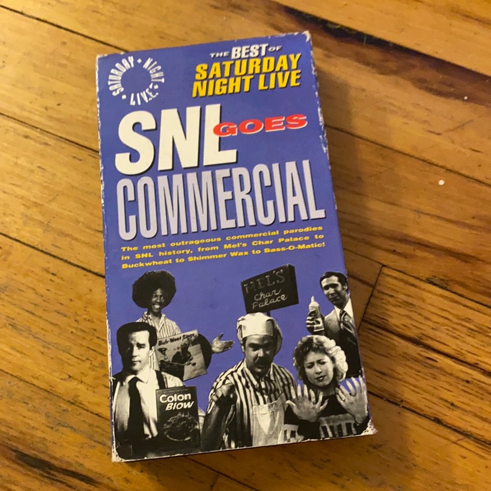 The Beat of Saturday Night Live “SNL Goes Commercial” on VHS